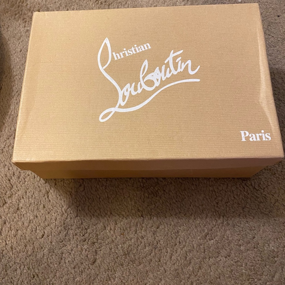 Christian Louboutin Nude/Tan Round Toe Pump